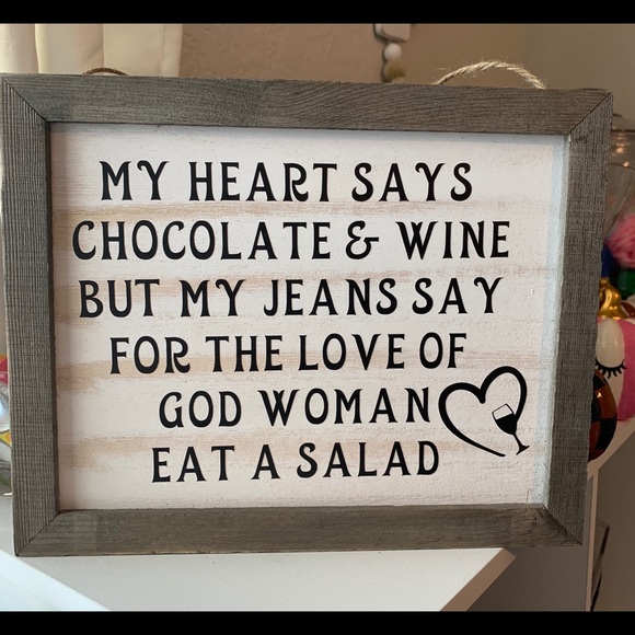 Other - Funny wine sign